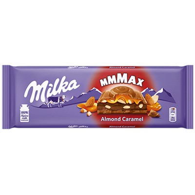 Молочный шоколад Milka Almond Caramel 300 гр