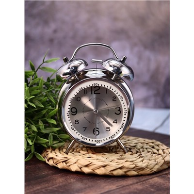 Часы-будильник "Wake up clock", grey (16,5х12,5 см)