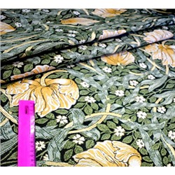 Тюльпаны зелень У. Моррис 4578 - гобеленовая ткань