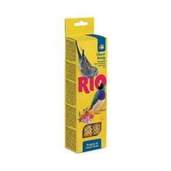 RIO Палочки для волнистых попугаев и экзотов с медом, 2 х 40 г