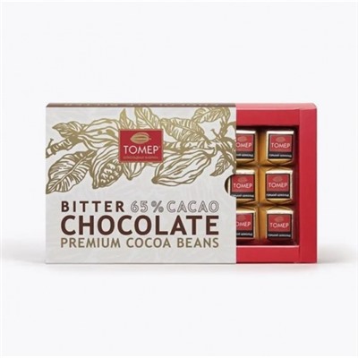 Шоколад Томер горький 65% какао слайдер 150г/Томер