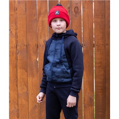 Распродажа Толстовка детская, на молнии с капюшоном. БМ032-К от Спортсоло