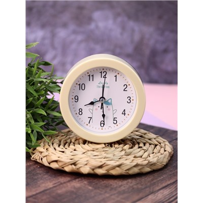 Часы-будильник «Morning dog», white (12,5х12,5 см)