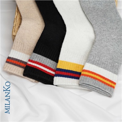 Женские шерстяные носки (узор 1) MilanKo N-316 упаковка