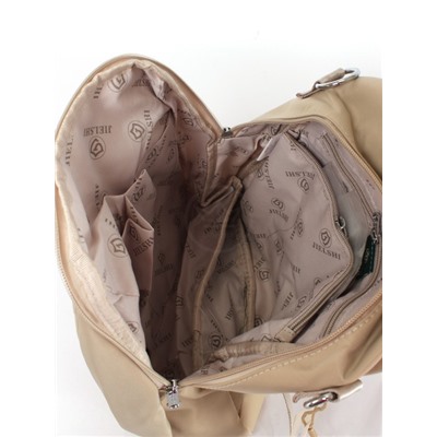Рюкзак жен текстиль JLS-7019,  1отд,  2внеш+5внут карм,  бежевый 261068