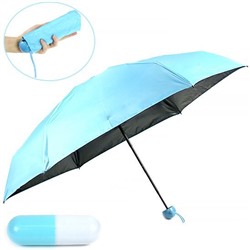 Мини-зонт в пластиковой капсуле