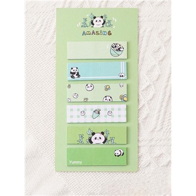 Стикеры "Panda life", green