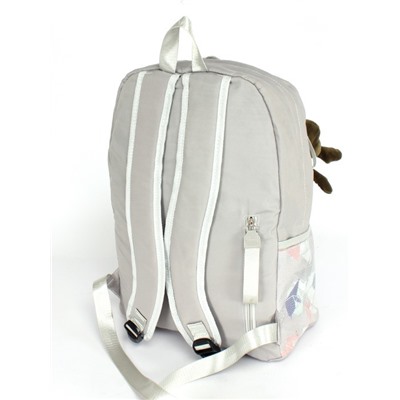 Рюкзак жен текстиль MC-9086,  1отд,  1внут,  5внеш/карм,  серый 240129