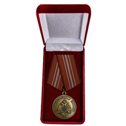 Медаль "За безупречную службу" МЧС РФ, в наградном презентабельном футляре №308(258)
