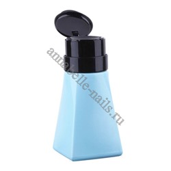 Дозатор для жидкости (помпа) «Пирамида» голубой, 180мл