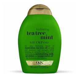 Освежающий шампунь для кожи головы с маслом чайного дерева и мятой Extra Strength Refreshing Scalp + Teatree Mint Shampoo, OGX 385 мл