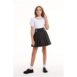 Серая школьная юбка Mooriposh, модель 0324/3