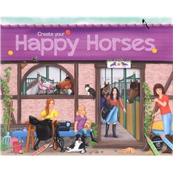 Альбом с наклейками. Create your Happy Horses (044079/004079)