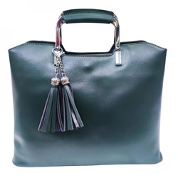 Женская кожаная сумка RUTH CLASSIC. Изумруд
