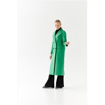 Пальто женское демисезонное 24102 (зеленый)