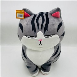 Мягкая игрушка "Котик" серый сидячий 40 см