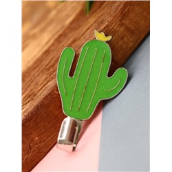 Крючок на липучке «Cactus», green