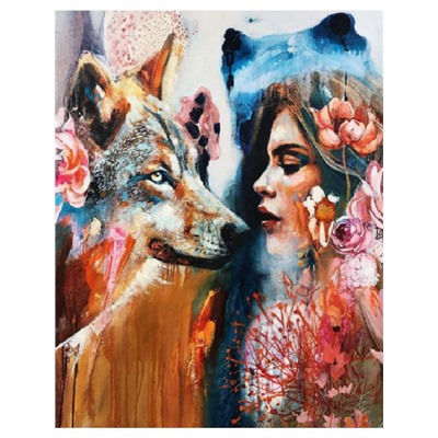 Девушка и волк