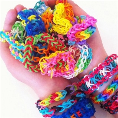 Набор резиночек Цветные для плетения Loom Bands 1000 шт