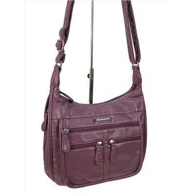 Женская сумка из искусственной кожи , цвет фиолетовый