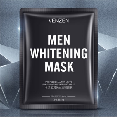 Отбеливающая маска для мужчин Venzen Men Whitening Mask