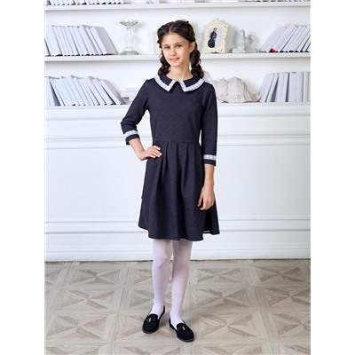Школьное платье "Елизавета",серый