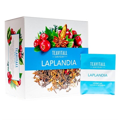 Гринвей Чайный напиток TeaVitall Anyday «Laplandia», 38 фильтр-пакетов