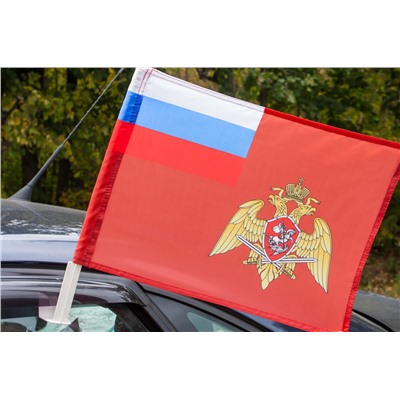 Флаг Росгвардии ФСВНГ, на авто №138