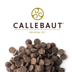 Горький шоколад в галетах / каллетах / дропсах (70,4% какао),  100 гр (Callebaut)