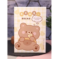 Зеркало "Bear bread", yellow