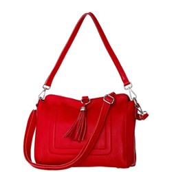 Женская кожаная сумка NIAGARA. Красный