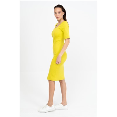 Платье женское 376L11-WB лимонный
