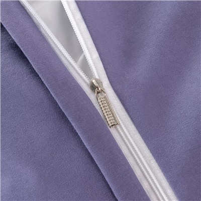 Комплект постельного белья Однотонный Сатин Вышивка на резинке CHR051