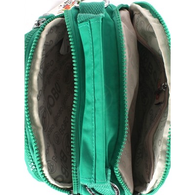 Сумка женская текстиль BoBo-1507-5,  2отд,  плечевой ремень,  зеленый 259588