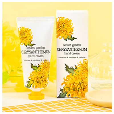 Jigott/ Крем для рук с экстрактом хризантемы Jigott Secret Garden Chrysanthemum Hand Cream 100 мл.