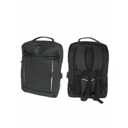 Рюкзак BGL-2806 текстиль,   (USB-заряд)  1отд+д/ноут,  4внеш, внут/карм. черный 262104