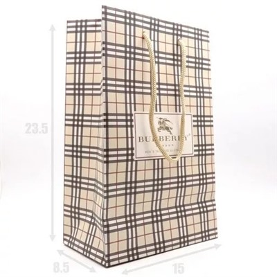 ПОДАРОЧНЫЙ ПАКЕТ BURBERRY МАЛ. (15x23.5x8.5)