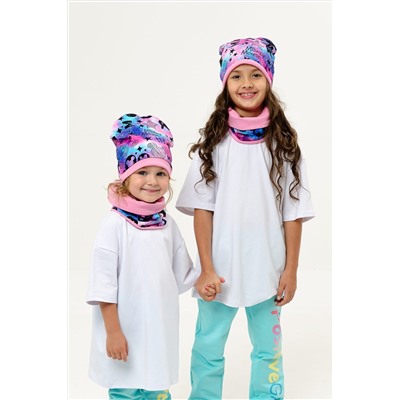 Комплект шапка и шарф Микки Розовый НАТАЛИ #875894