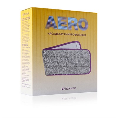 Гринвей Насадка из микроволокна для швабры с распылителем AQUAmatic AERO, серая
