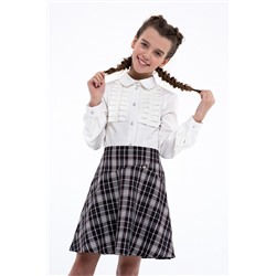 Серая школьная юбка Инфанта, модель 0331/2