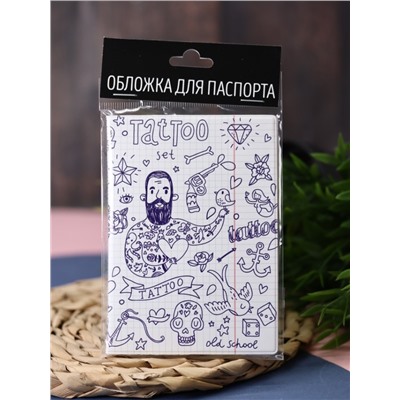 ОБЛОЖКА ДЛЯ ПАСПОРТА TATTOO, плотность 600 мкм