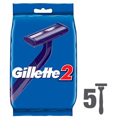 Станок для бритья одноразовый Dʤɪˈlett G-2 (5 шт.) (Оригинал)