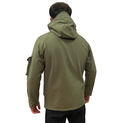 Куртка тактическая олива, - Очень теплая подкладка - 100% флис, дышащая мембрана Finetex обеспечивает идеальный микроклимат и комфорт в сложных погодных условиях. Куртка влаго и ветронепроницаемая, не маркая, оснащена удобными карманами! №3
