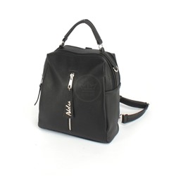 Рюкзак жен искусственная кожа ADEL-195/2в (сумка change),  2отд+карм/перег,  черный флотер   249746