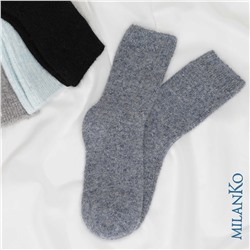 Детские носки шерстяные (серые, голубые) MilanKo IN-085 упаковка