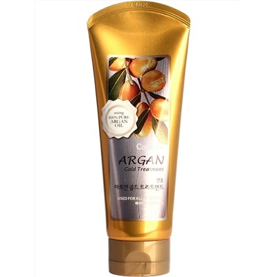 Welcos / Маска для волос с маслом арганы и золотом. Welcos Confume Argan Gold Treatment 200 мл.