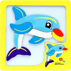 Каталог Пазлы на магнитах Дельфин от магазина Мир развивающих игрушек