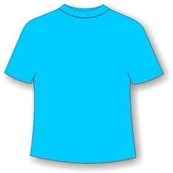 Детская футболка бирюзовая