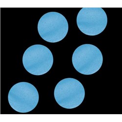 Конфетти бумажное круги 41 мм (голубое)