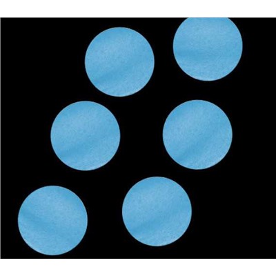 Конфетти бумажное круги 41 мм (голубое)
